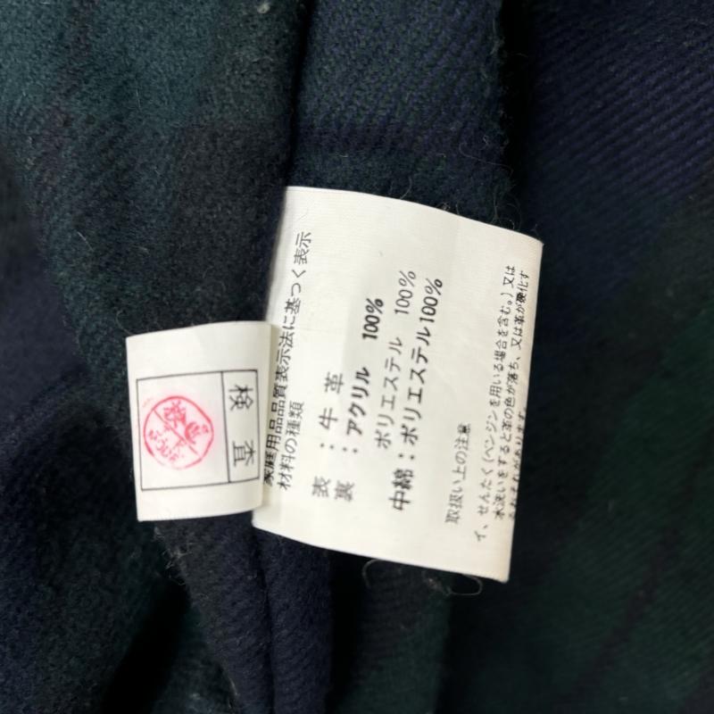 レザー レザー コート コート一般 パチャ Pacha レザーアウター 裏地 タータンチェック L メンズ USED 古着 中古 50123452
