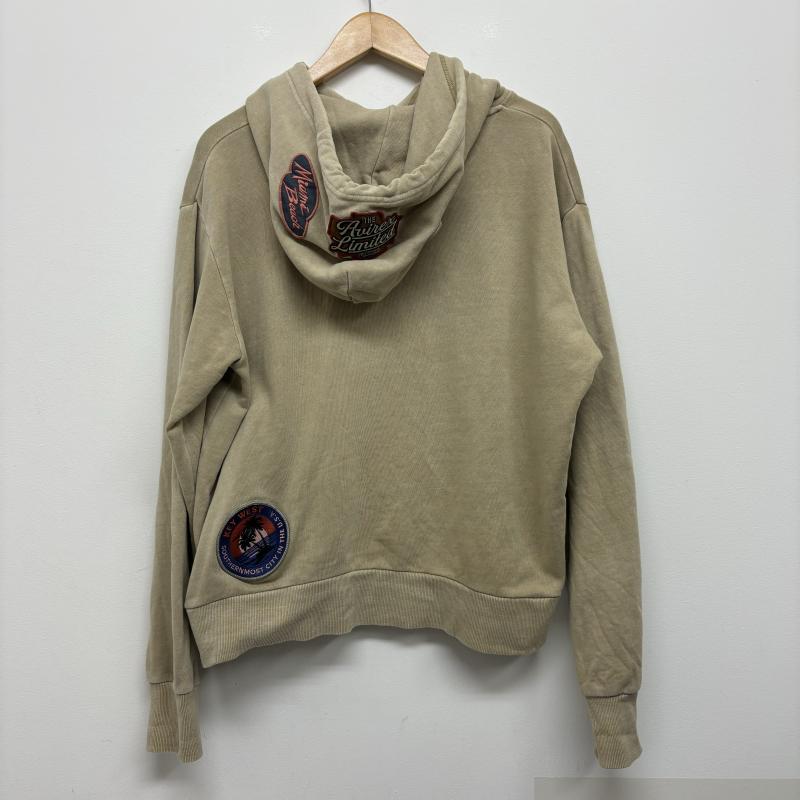 アヴィレックス AVIREX パーカー 長袖 FADE WASH WAPPEN PARKA フェイドウォッシュ ワッペンパーカ 783-4131602 FREE レディース USED 古着 中古 50123478