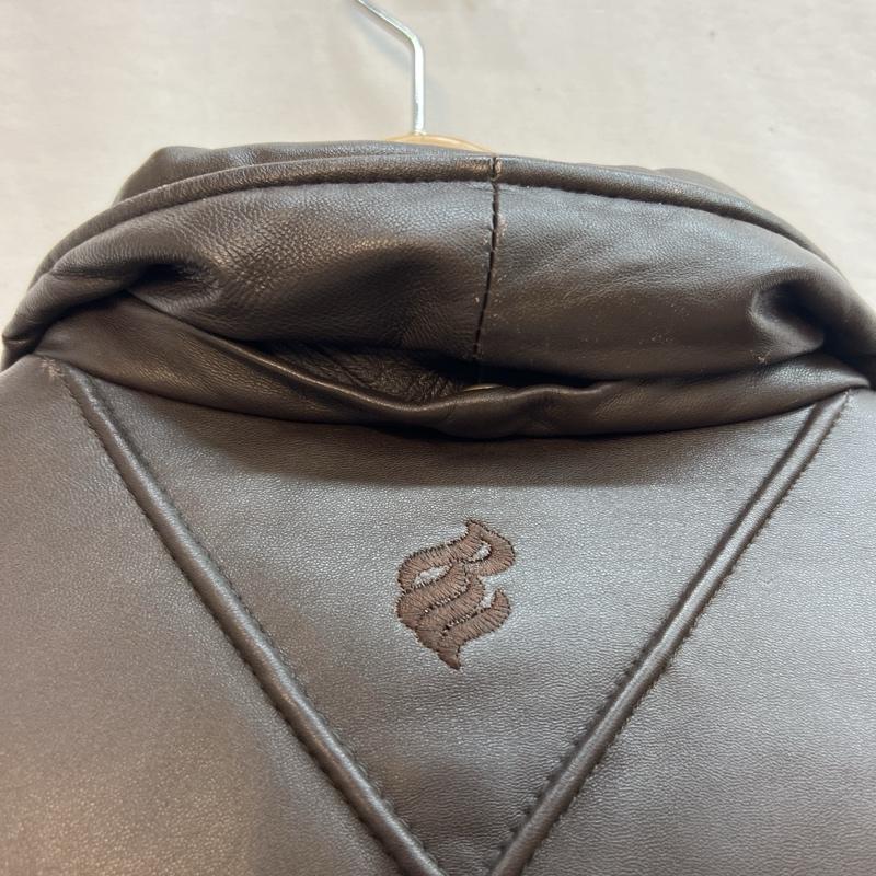 ロカウェア ROCAWEAR ジャケット、上着 ダウンジャケット 90s 00s レザーダウンジャケット L 茶 / ブラウン / brown メンズ USED 古着 中古 50123493