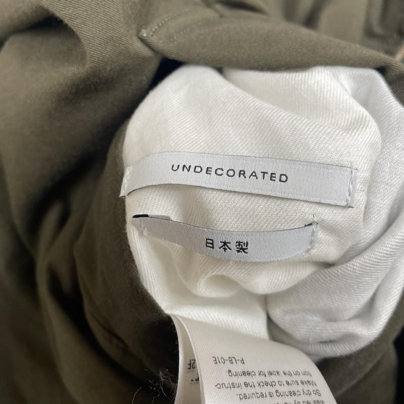 古着 USED コート コート一般 UNDECORATED アンデコレイテッド UDF19505 GUN-CLUB CHECK REVERSIBLE COAT 1 無地 X チェック カーキ / カーキ / khaki X 茶 / ブラウン / brown メンズ USED 古着 中古 50123563