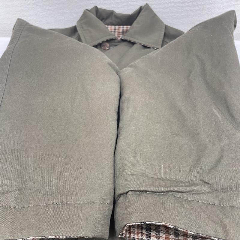 古着 USED コート コート一般 UNDECORATED アンデコレイテッド UDF19505 GUN-CLUB CHECK REVERSIBLE COAT 1 無地 X チェック カーキ / カーキ / khaki X 茶 / ブラウン / brown メンズ USED 古着 中古 50123563