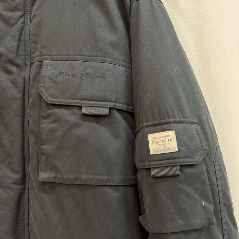 エディーバウアー Eddie Bauer ジャケット、上着 ダウンジャケット 90s-00s ポーラーパーカー ダウンジャケット M 黒 / ブラック / black メンズ USED 古着 中古 50123574