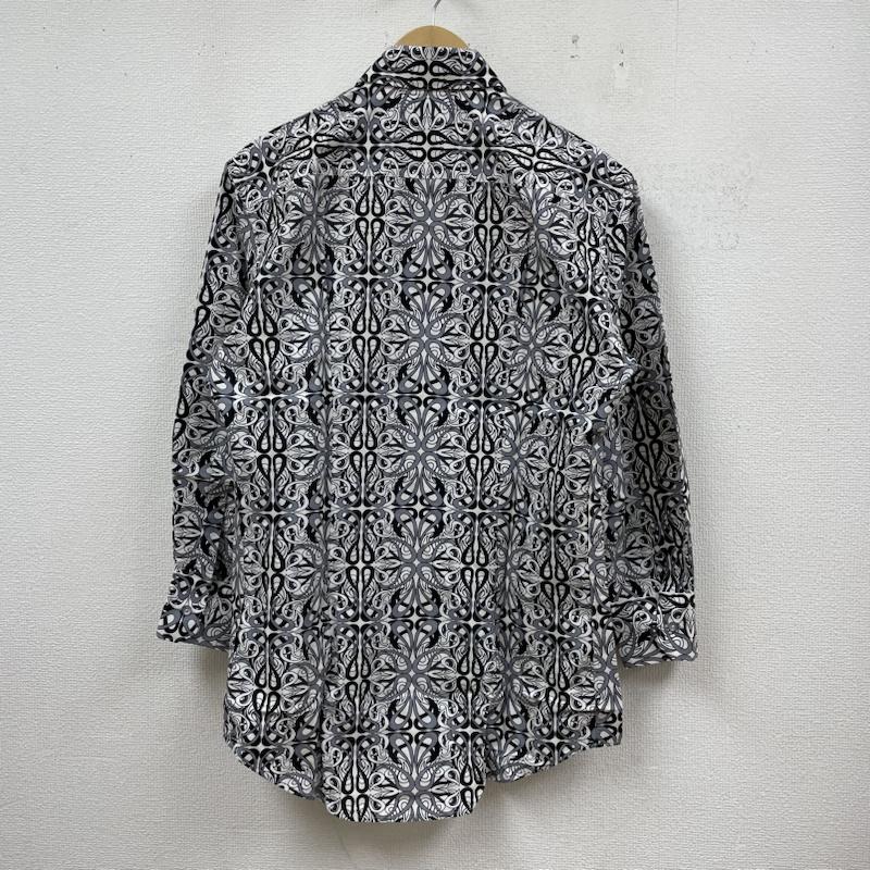 リバティー LIBERTY シャツ、ブラウス 長袖 10 CORSO COMO 総柄 コットン シャツ 長袖 プリント イタリア製 15 1/2 - プリント X 総柄 白 / ホワイト / white X 青 / ブルー / blue レディース USED 古着 中古 50123655