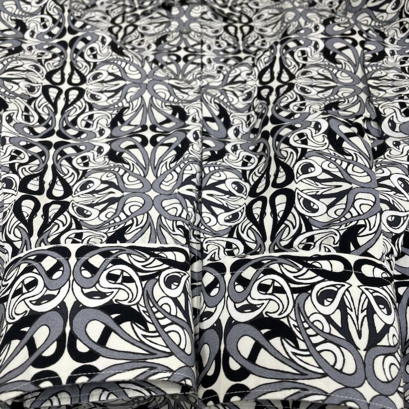 リバティー LIBERTY シャツ、ブラウス 長袖 10 CORSO COMO 総柄 コットン シャツ 長袖 プリント イタリア製 15 1/2 - プリント X 総柄 白 / ホワイト / white X 青 / ブルー / blue レディース USED 古着 中古 50123655