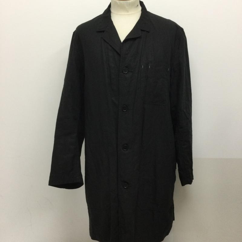 フィグベル PHIGVEL MAKERS＆Co コート コート一般 phigvel PMAI-SC02 リネンコート　麻 L 無地 黒 / ブラック / black メンズ USED 古着 中古 50123674