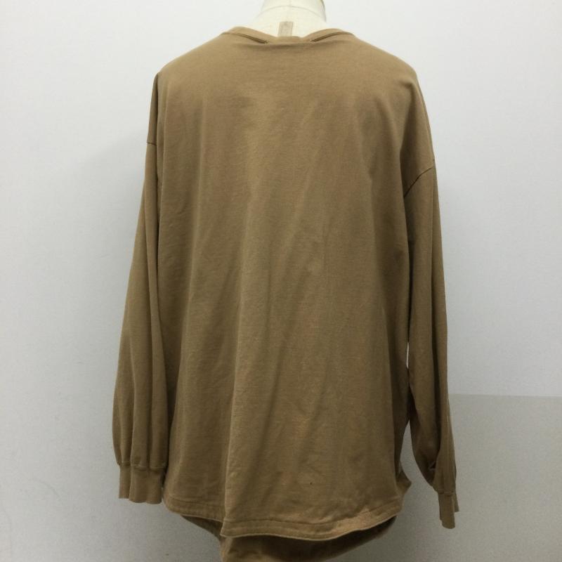 レミ レリーフ REMI RELIEF カットソー 長袖 REMI RELIEF　変形マスクエステル切替ロンT L 無地 ベージュ / ベージュ / beige メンズ USED 古着 中古 50123708
