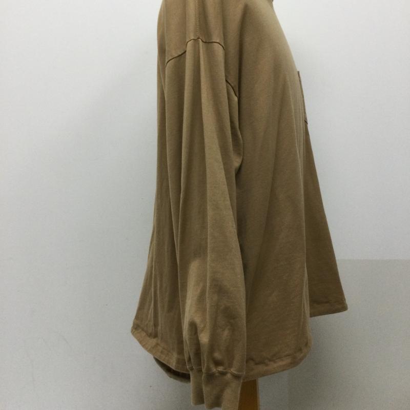 レミ レリーフ REMI RELIEF カットソー 長袖 REMI RELIEF　変形マスクエステル切替ロンT L 無地 ベージュ / ベージュ / beige メンズ USED 古着 中古 50123708