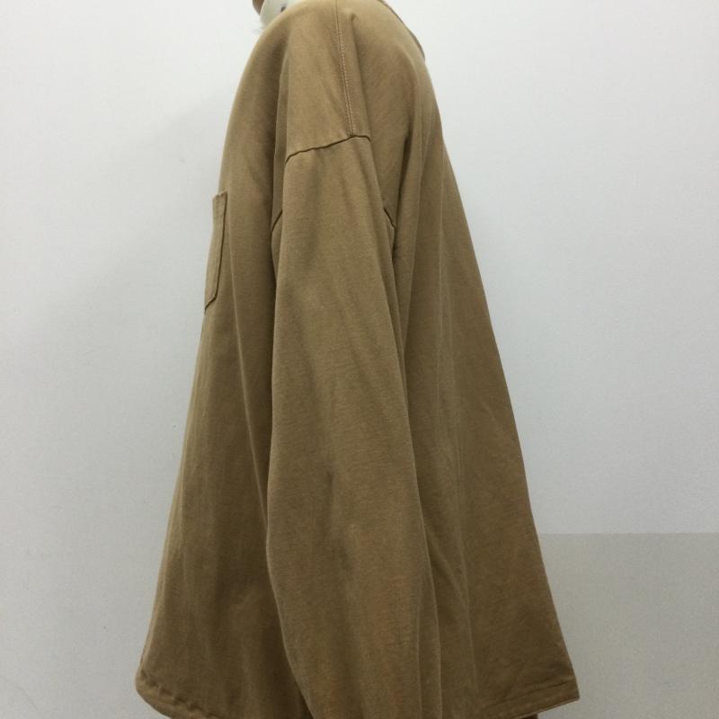 レミ レリーフ REMI RELIEF カットソー 長袖 REMI RELIEF　変形マスクエステル切替ロンT L 無地 ベージュ / ベージュ / beige メンズ USED 古着 中古 50123708