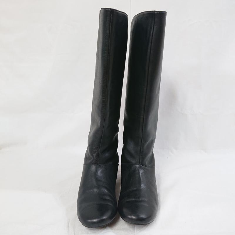 クラークス Clarks ブーツ ロングブーツ clarks クラークス ロングブーツ ブラック 080813288 UK：4 無地 黒 / ブラック / black レディース USED 古着 中古 50123724