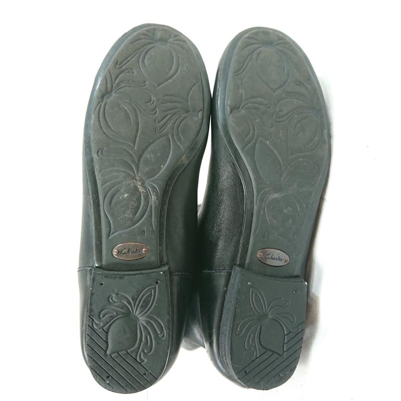 クラークス Clarks ブーツ ロングブーツ clarks クラークス ロングブーツ ブラック 080813288 UK：4 無地 黒 / ブラック / black レディース USED 古着 中古 50123724