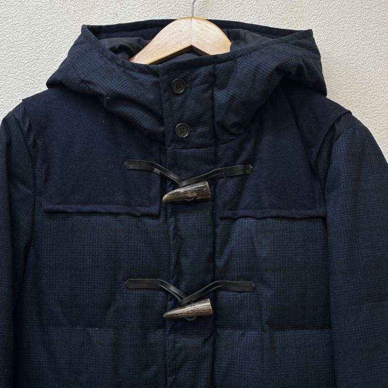 ダファー DUFFER ジャケット、上着 ダウンジャケット DF-Q9-43147 千鳥格子 グレンチェック柄 トグルボタン フード ダウン M 紺 / ネイビー / navy メンズ USED 古着 中古 50123864