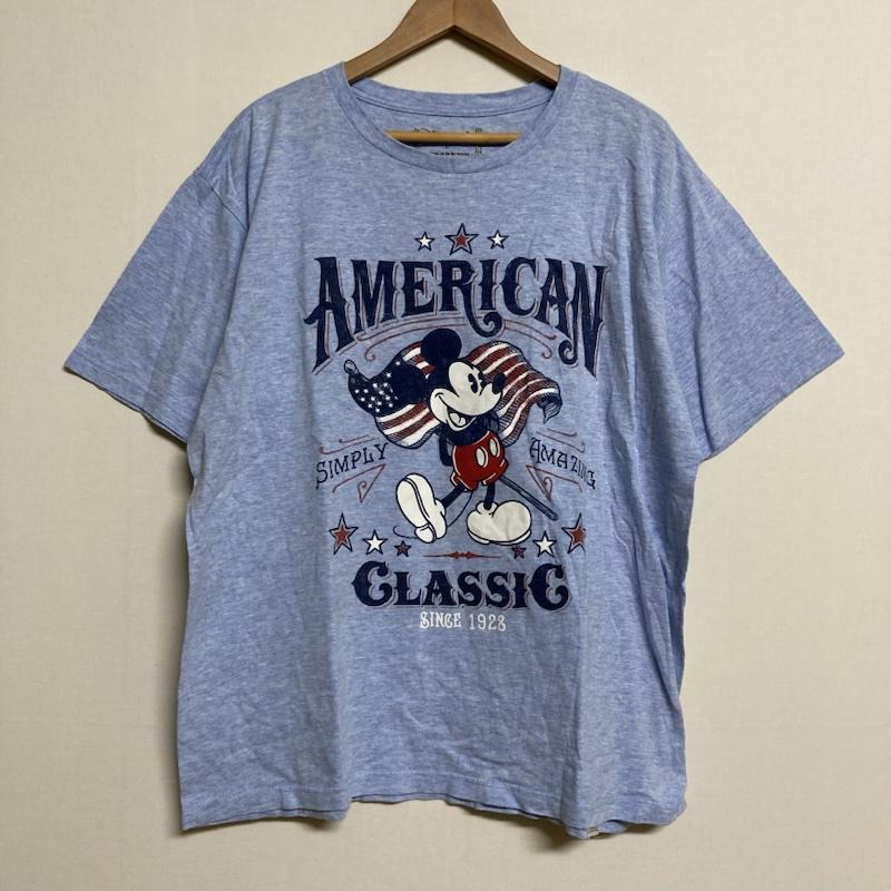 ディズニー Disney Tシャツ 半袖 Disney STORE AMERICAN CLASSIC ミッキー プリント 半袖 Tシャツ UNISEX XL 293533B09 XL キャラクター X プリント 青 / ブルー / blue メンズ USED 古着 中古 50123888