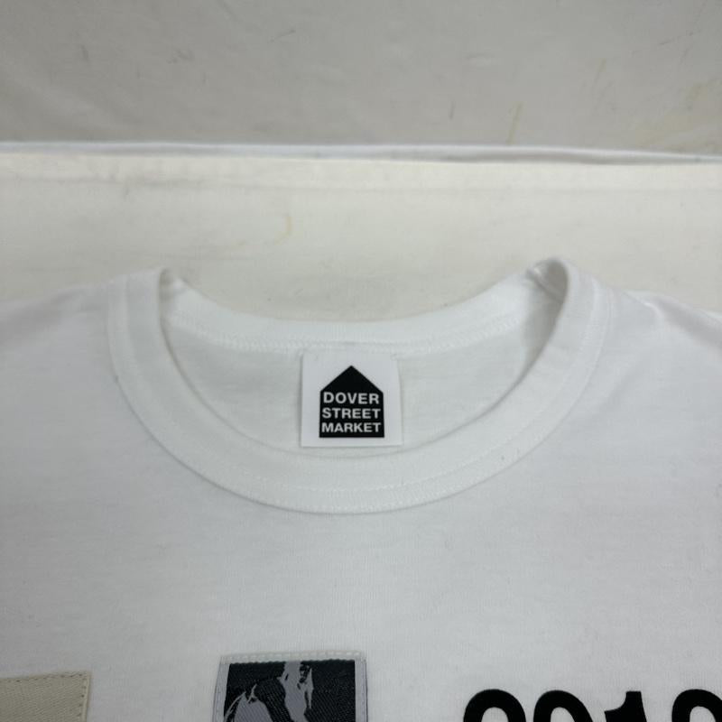 リックオウエンス Rick Owens Tシャツ 半袖 dover street market 10周年記念 プリント Tシャツ L 白 / ホワイト / white メンズ USED 古着 中古 50123906