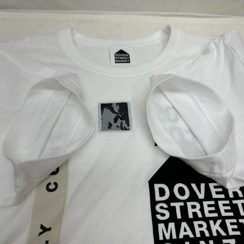 リックオウエンス Rick Owens Tシャツ 半袖 dover street market 10周年記念 プリント Tシャツ L 白 / ホワイト / white メンズ USED 古着 中古 50123906