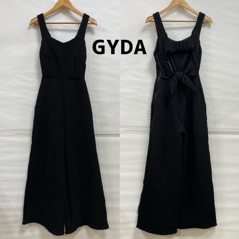 ジェイダ GYDA サロペット・オーバーオール サロペット、オーバーオール バックリボンポップコーンロンパース 072430364401 FREE 無地 黒 / ブラック / black レディース USED 古着 中古 50123926