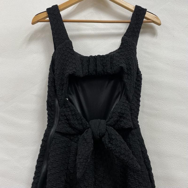 ジェイダ GYDA サロペット・オーバーオール サロペット、オーバーオール バックリボンポップコーンロンパース 072430364401 FREE 無地 黒 / ブラック / black レディース USED 古着 中古 50123926