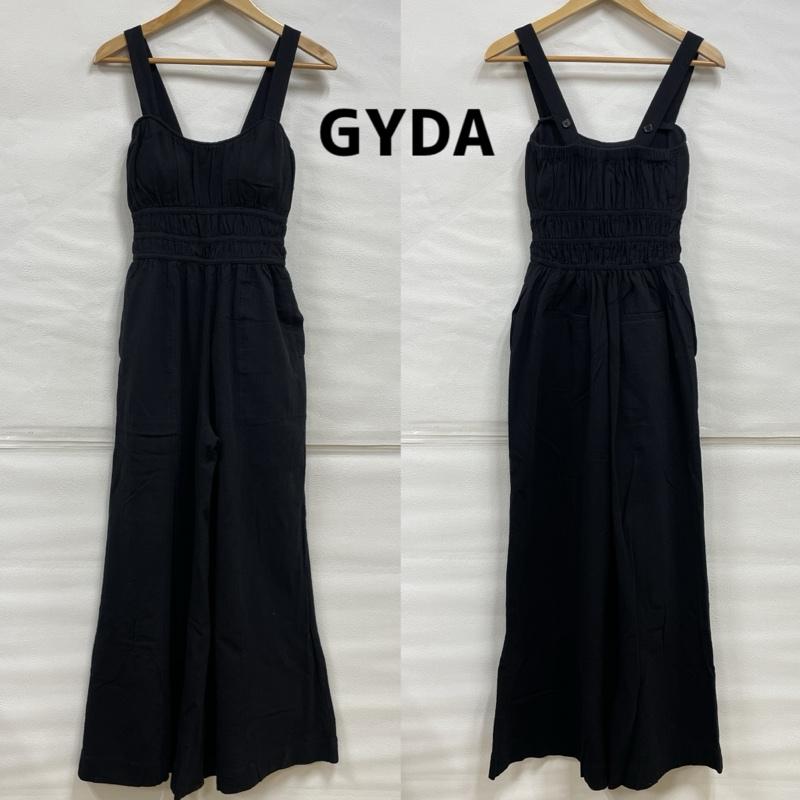 ジェイダ GYDA サロペット・オーバーオール サロペット、オーバーオール ウエストデザイン 2WAY ロンパース 072430390701 タグ付き FREE 無地 黒 / ブラック / black レディース USED 古着 中古 50123927