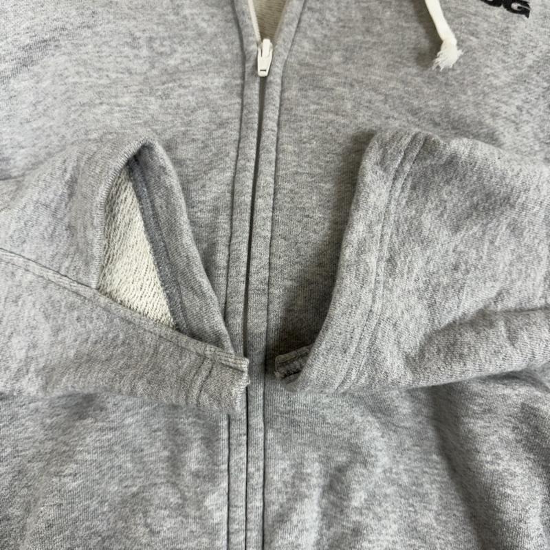 コムデギャルソン COMME des GARCONS パーカー 長袖 AD2020 CDG ロゴ プリント ジップ アップ パーカー SZ-T043 S 灰 / グレー / gray メンズ USED 古着 中古 50124008
