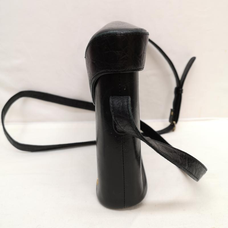 ハナエモリ HANAE MORI ショルダーバッグ ショルダーバッグ クロコダイル ショルダー バック - 黒 / ブラック / black レディース USED 古着 中古 50124055