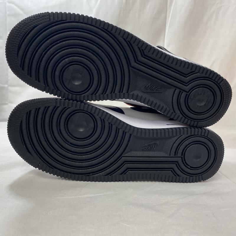 ステューシー STUSSY スニーカー スニーカー DJ7840-002Stussy × Nike Air Force 1 Mid Black and Light Bone US10/28cm US：10 ロゴ、文字 白 / ホワイト / white X 黒 / ブラック / black メンズ USED 古着 中古 50124263