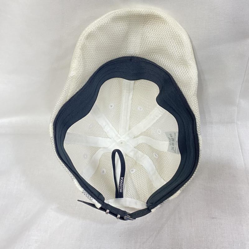 古着 USED 帽子 ハンチング HIKOSAKA メッシュハンチング ホワイト 日本製 無地 白 / ホワイト / white メンズ USED 古着 中古 50124275