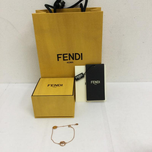 フェンディ FENDI アクセサリー ブレスレット、バングル FENDI ブレスレット エフ イズ フェンディ F IS FENDI クリスタル パヴェ 8AG761 6DM - 金 / ゴールド / gold color レディース USED 古着 中古 50124309