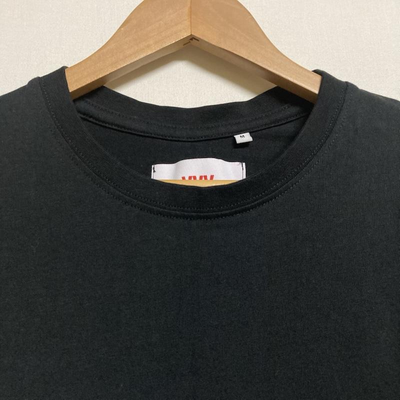 古着 USED Tシャツ 半袖 VVV veni vedi vici / ヴェニヴェディヴィチ コットン ワッペン プリント 半袖 クルーネックTシャツ M M ロゴ、文字 X プリント X  黒 / ブラック / black メンズ USED 古着 中古 50124315