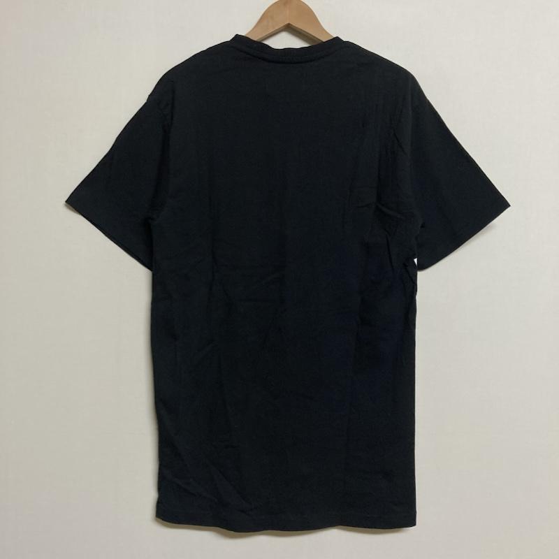 古着 USED Tシャツ 半袖 VVV veni vedi vici / ヴェニヴェディヴィチ コットン ワッペン プリント 半袖 クルーネックTシャツ M M ロゴ、文字 X プリント X  黒 / ブラック / black メンズ USED 古着 中古 50124315