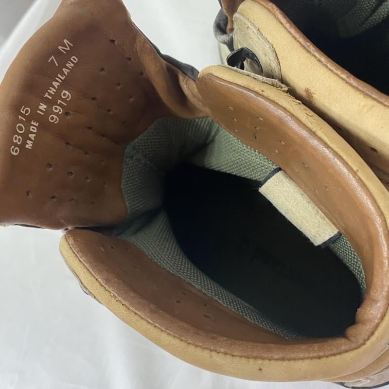 ティンバーランド Timberland アウトドアシューズ アウトドアシューズ world hiker トレッキングブーツ 68015 7M/25cm 25.0cm ロゴ、文字 ベージュ / ベージュ / beige X 灰 / グレー / gray メンズ USED 古着 中古 50124325