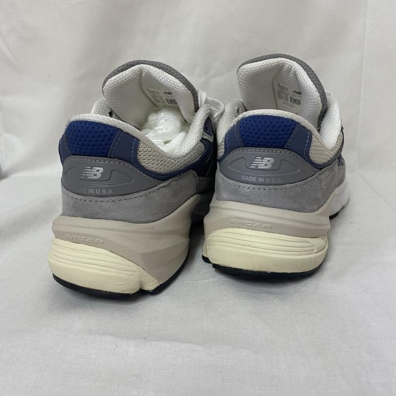 ニューバランス New Balance スニーカー スニーカー U990TC6 23SS-I USA製 スニーカー グレー×ネイビー US7.5/25.5cm US：7.5 ロゴ、文字 白 / ホワイト / white X 灰 / グレー / gray X 紺 / ネイビー / navy メンズ USED 古着 中古 50124328