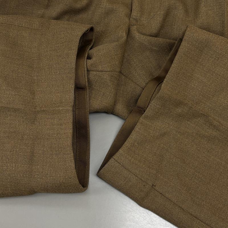 古着 USED パンツ スラックス イギリス陸軍 DC2BESL/4628 BARRACK DRESS タック スラックス オフィサー トラウザー - メンズ USED 古着 中古 50124353