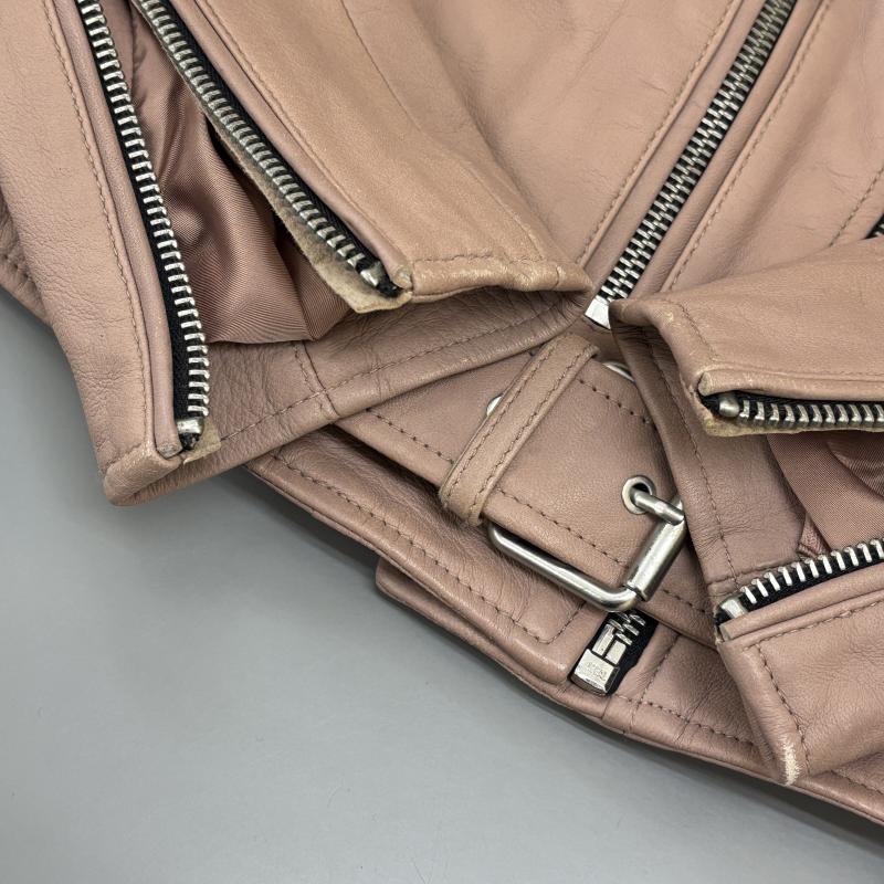 オールセインツ ALLSAINTS ジャケット、上着 レザージャケット WL084M BALFERN BIKER 羊革 ラムレザー ダブル ライダース バイカー - レディース USED 古着 中古 50124362