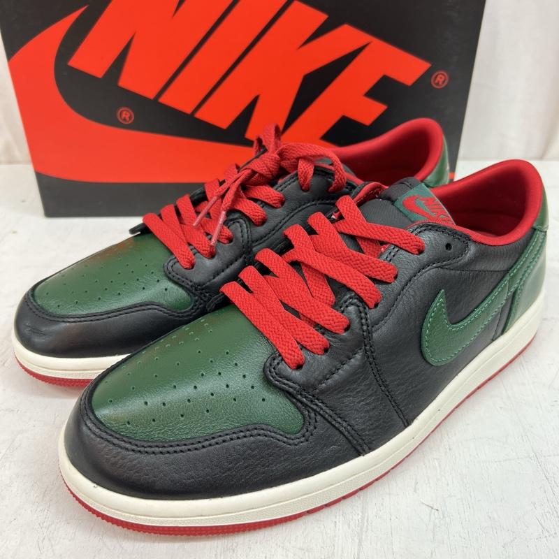 ナイキ NIKE スニーカー スニーカー WMNS AIR JORDAN 1 RETRO LOW OG CZ0775-036 エアジョーダン レトロ ロー 26.5cm 黒 / ブラック / black X 赤 / レッド / red X 緑 / グリーン / green メンズ USED 古着 中古 50124585