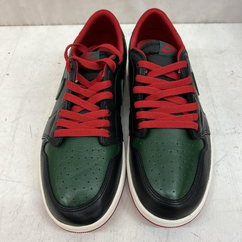 ナイキ NIKE スニーカー スニーカー WMNS AIR JORDAN 1 RETRO LOW OG CZ0775-036 エアジョーダン レトロ ロー 26.5cm 黒 / ブラック / black X 赤 / レッド / red X 緑 / グリーン / green メンズ USED 古着 中古 50124585