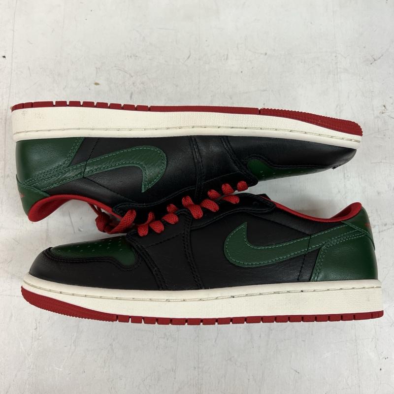 ナイキ NIKE スニーカー スニーカー WMNS AIR JORDAN 1 RETRO LOW OG CZ0775-036 エアジョーダン レトロ ロー 26.5cm 黒 / ブラック / black X 赤 / レッド / red X 緑 / グリーン / green メンズ USED 古着 中古 50124585