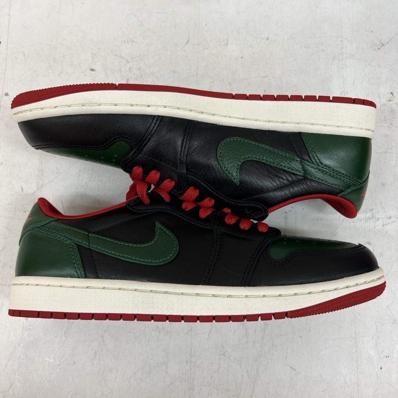 ナイキ NIKE スニーカー スニーカー WMNS AIR JORDAN 1 RETRO LOW OG CZ0775-036 エアジョーダン レトロ ロー 26.5cm 黒 / ブラック / black X 赤 / レッド / red X 緑 / グリーン / green メンズ USED 古着 中古 50124585
