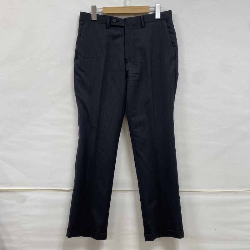 カルバン・クライン プラティナム Calvin Klein PLATINUM スーツ スーツ 2B テーラードジャケット ブレザー スラックス ベスト 3ピース オンワード樫山 - ストライプ 黒 / ブラック / black X 灰 / グレー / gray メンズ USED 古着 中古 50124630