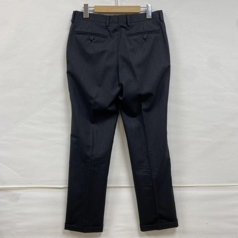 カルバン・クライン プラティナム Calvin Klein PLATINUM スーツ スーツ 2B テーラードジャケット ブレザー スラックス ベスト 3ピース オンワード樫山 - ストライプ 黒 / ブラック / black X 灰 / グレー / gray メンズ USED 古着 中古 50124630