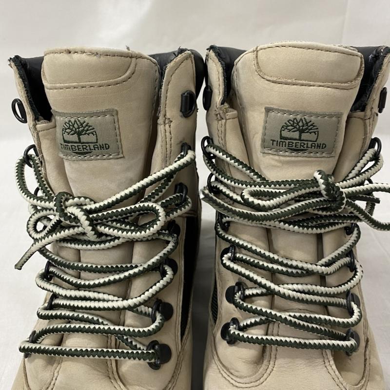 ティンバーランド Timberland ブーツ ショートブーツ FIELD BOOT トレッキングブーツ カーキ×グリーン US9/27cm US：9 ロゴ、文字 カーキ / カーキ / khaki X 緑 / グリーン / green メンズ USED 古着 中古 50124787