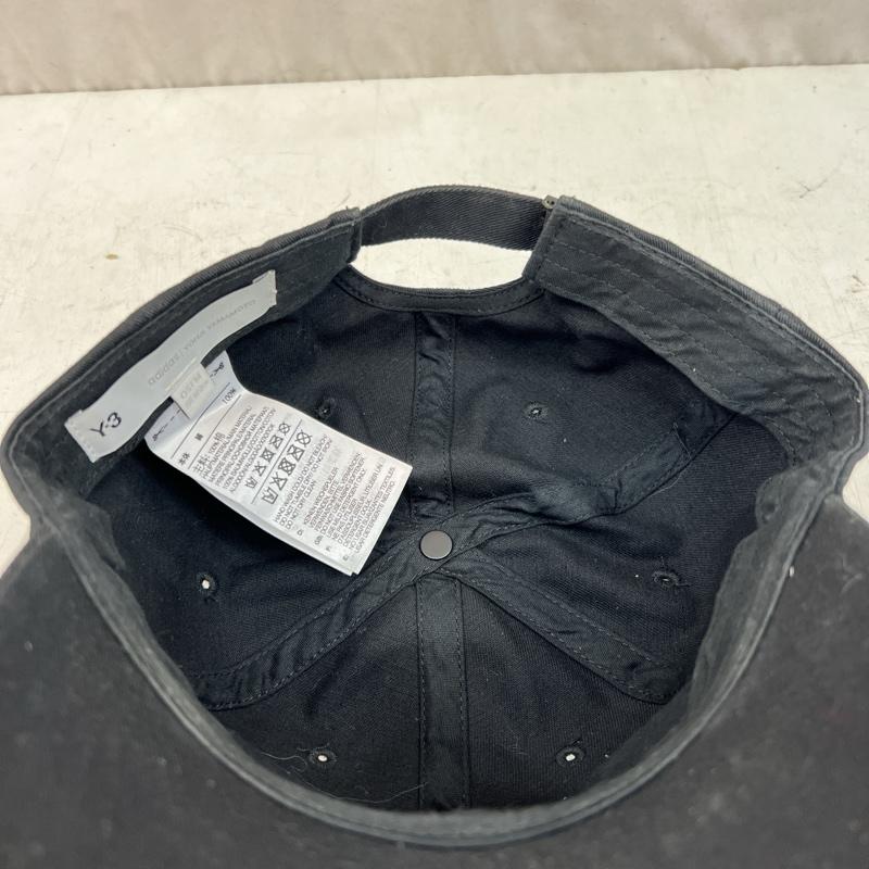 ワイスリー Y-3 帽子 キャップ F2143 Y-3 SQL CAP スクエアラベルキャップ YOHJI YAMAMOTO ヨウジヤマモト - 黒 / ブラック / black メンズ USED 古着 中古 50124824