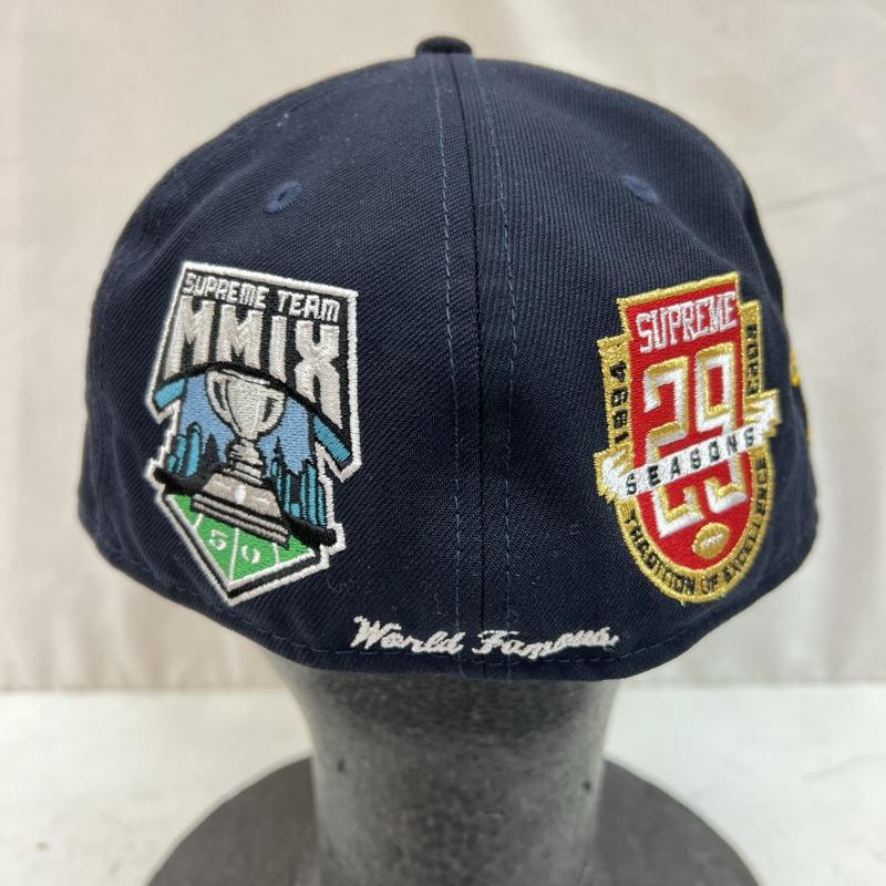 シュプリーム Supreme 帽子 キャップ 23AW CHAMPIONSHIPS BOX LOGO NEW ERA チャンピオンシップ ボックスロゴ - 紺 / ネイビー / navy X 黄 / イエロー / yellow メンズ USED 古着 中古 50124826