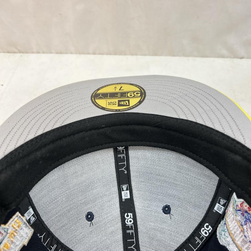 シュプリーム Supreme 帽子 キャップ 23AW CHAMPIONSHIPS BOX LOGO NEW ERA チャンピオンシップ ボックスロゴ - 紺 / ネイビー / navy X 黄 / イエロー / yellow メンズ USED 古着 中古 50124826