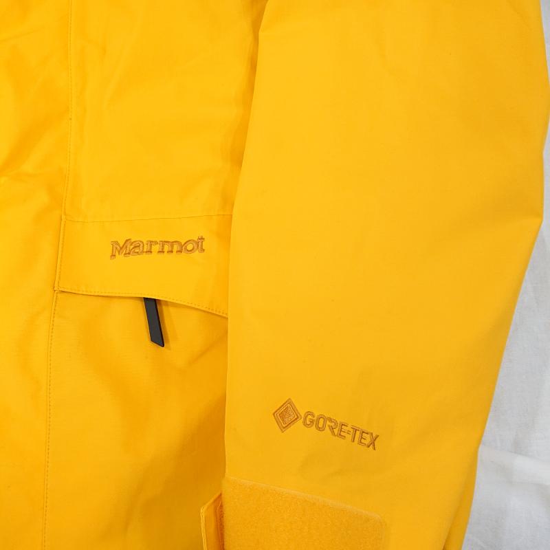 マーモット Marmot ジャケット、上着 ジャンパー、ブルゾン Marmot × STABRIDGE マーモット×スタブリッジ マウンテンパーカー GEN1 AW PARKA TSFMR211AP GORE-TEX ゴアテックス L 無地 X ロゴ、文字 X 刺繍 黄 / イエロー / yellow メンズ USED 古着 中古 50124894