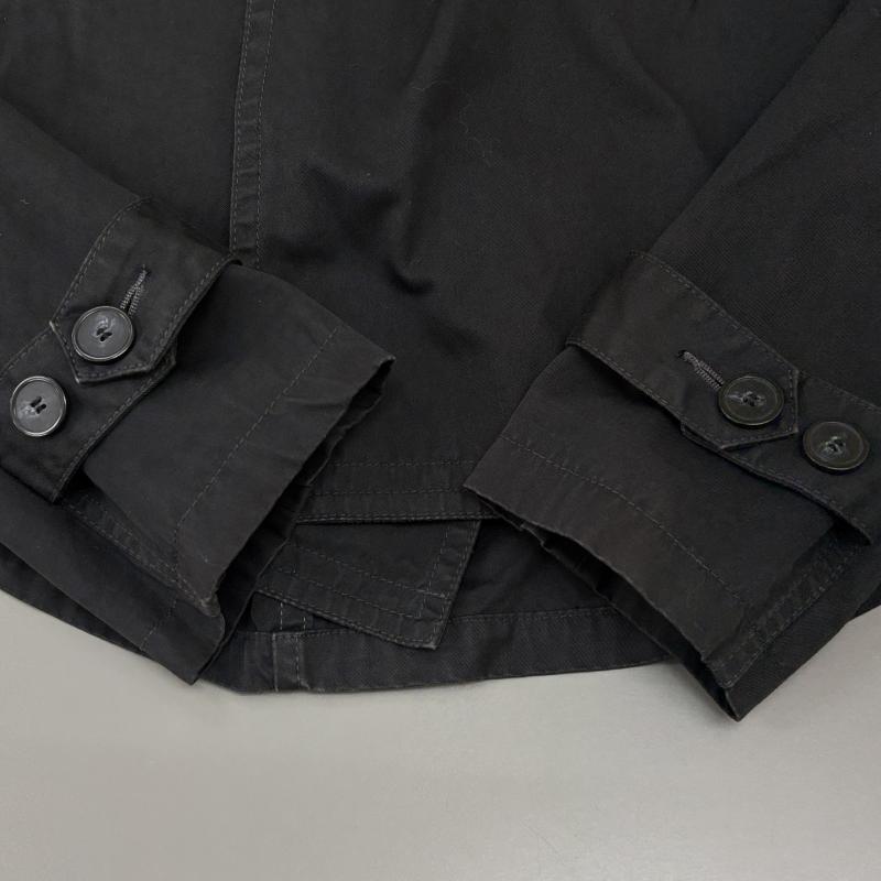 ブルーブルー BLUE BLUE コート トレンチコート 700057-544 JK1647 日本製 ベルト付 トレンチ 1 黒 / ブラック / black メンズ USED 古着 中古 50124933