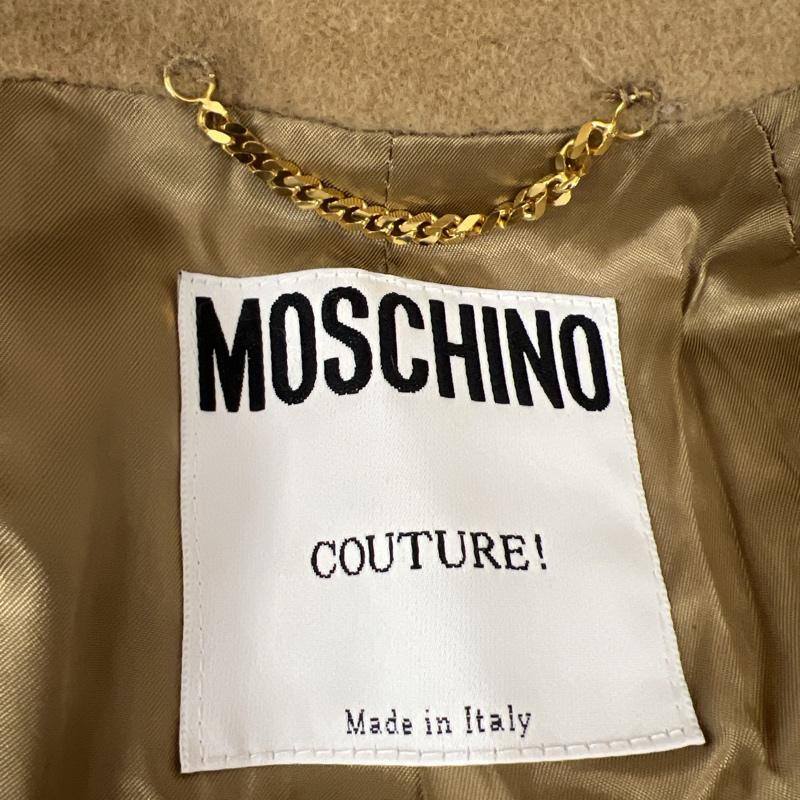 モスキーノ MOSCHINO コート コート一般 イタリア製 アンゴラ ウール ステンカラーコート ラグランスリーブ 40 ベージュ / ベージュ / beige レディース USED 古着 中古 50124965