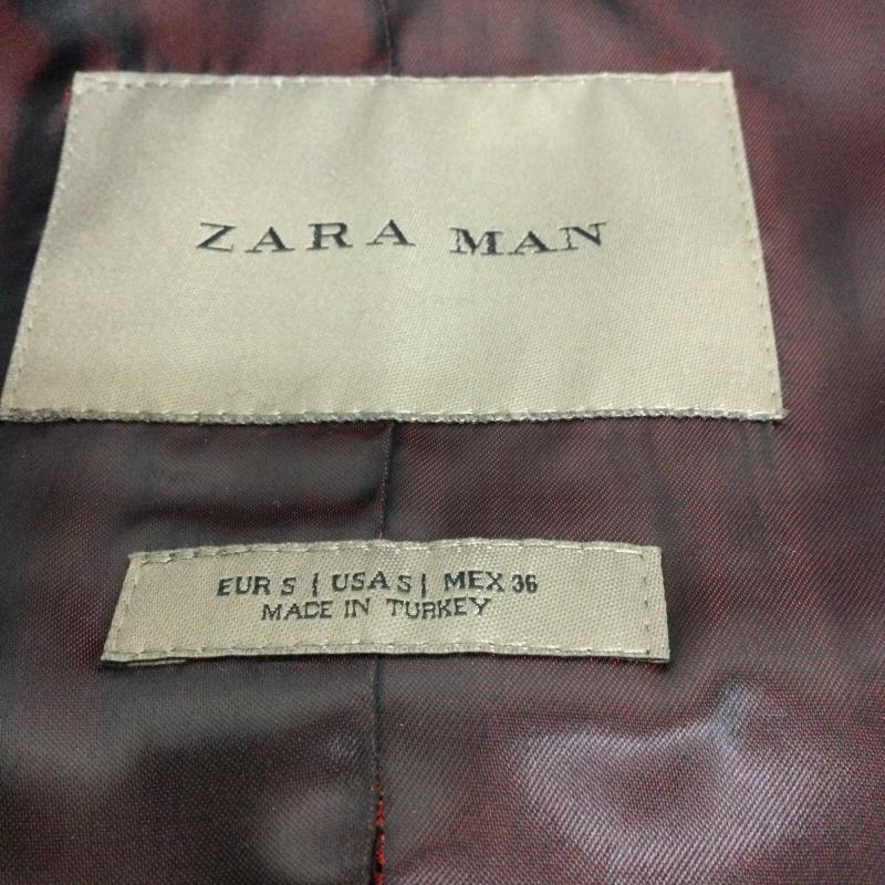 ザラ ZARA ジャケット、上着 ジャンパー、ブルゾン ZARA MAN ウールコート S 無地 灰 / グレー / gray メンズ USED 古着 中古 50125014