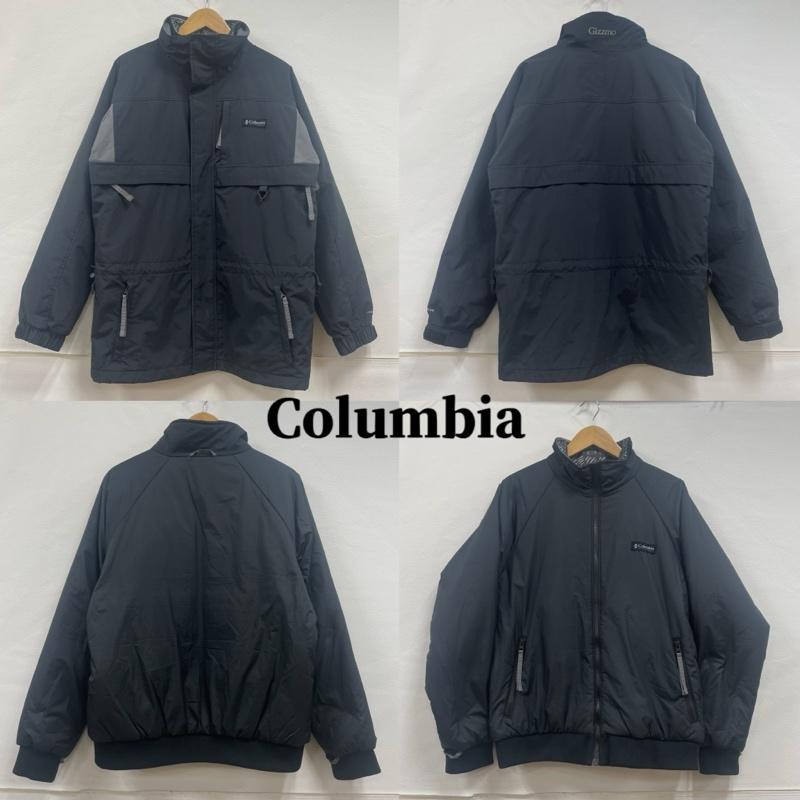 コロンビア Columbia ジャケット、上着 ジャンパー、ブルゾン Gizzmo Interchange Parka 3WAY マウンテンパーカー ライナー 中綿 WE0907 M ロゴ、文字 黒 / ブラック / black X 灰 / グレー / gray メンズ USED 古着 中古 50125025