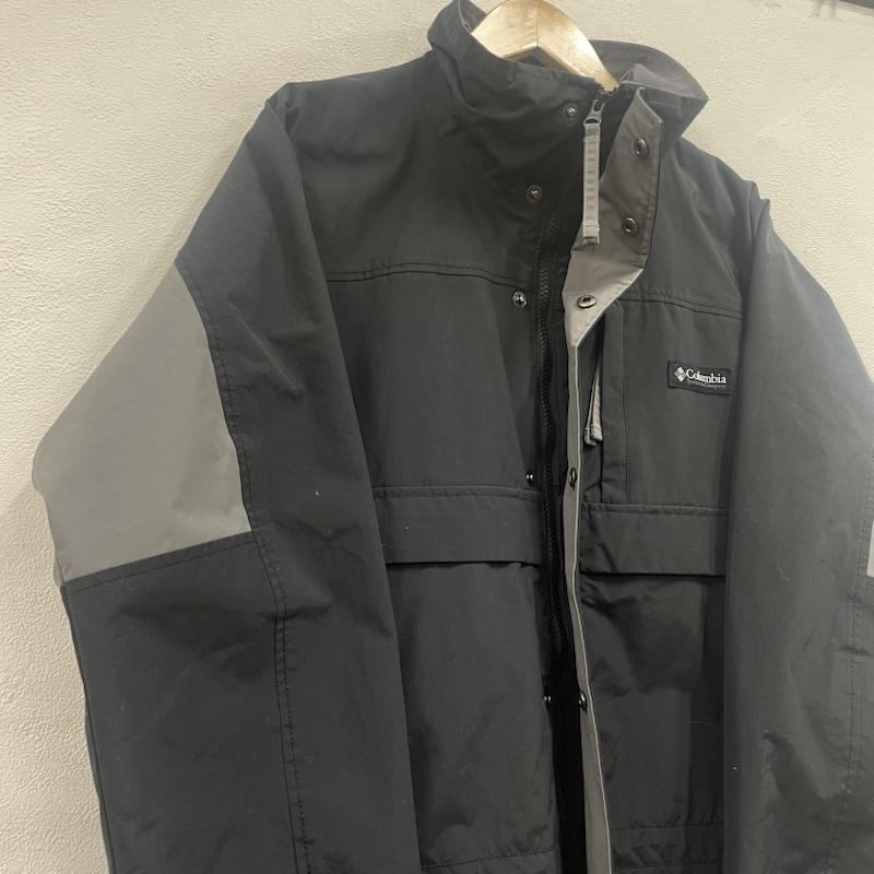 コロンビア Columbia ジャケット、上着 ジャンパー、ブルゾン Gizzmo Interchange Parka 3WAY マウンテンパーカー ライナー 中綿 WE0907 M ロゴ、文字 黒 / ブラック / black X 灰 / グレー / gray メンズ USED 古着 中古 50125025