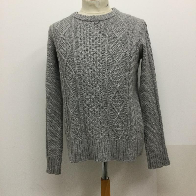 エポカウォモ EPOCA UOMO ニット、セーター 長袖 epoca uomo M1N23-262-05 クルーネック 46 灰 / グレー / gray メンズ USED 古着 中古 50125035