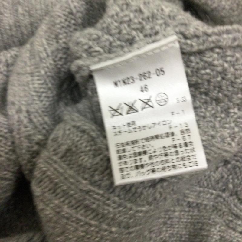 エポカウォモ EPOCA UOMO ニット、セーター 長袖 epoca uomo M1N23-262-05 クルーネック 46 灰 / グレー / gray メンズ USED 古着 中古 50125035